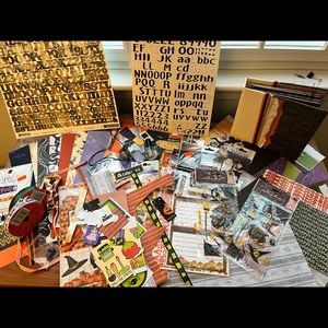 Halloween/ Fall Scrapbooking Lot🎃👻😈🍁